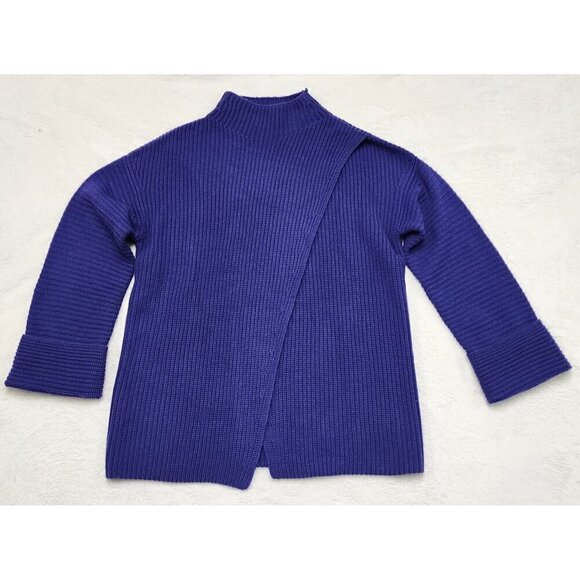 Athleta Azalea Cashmere Sweater Purple Small - Picture 5 of 10